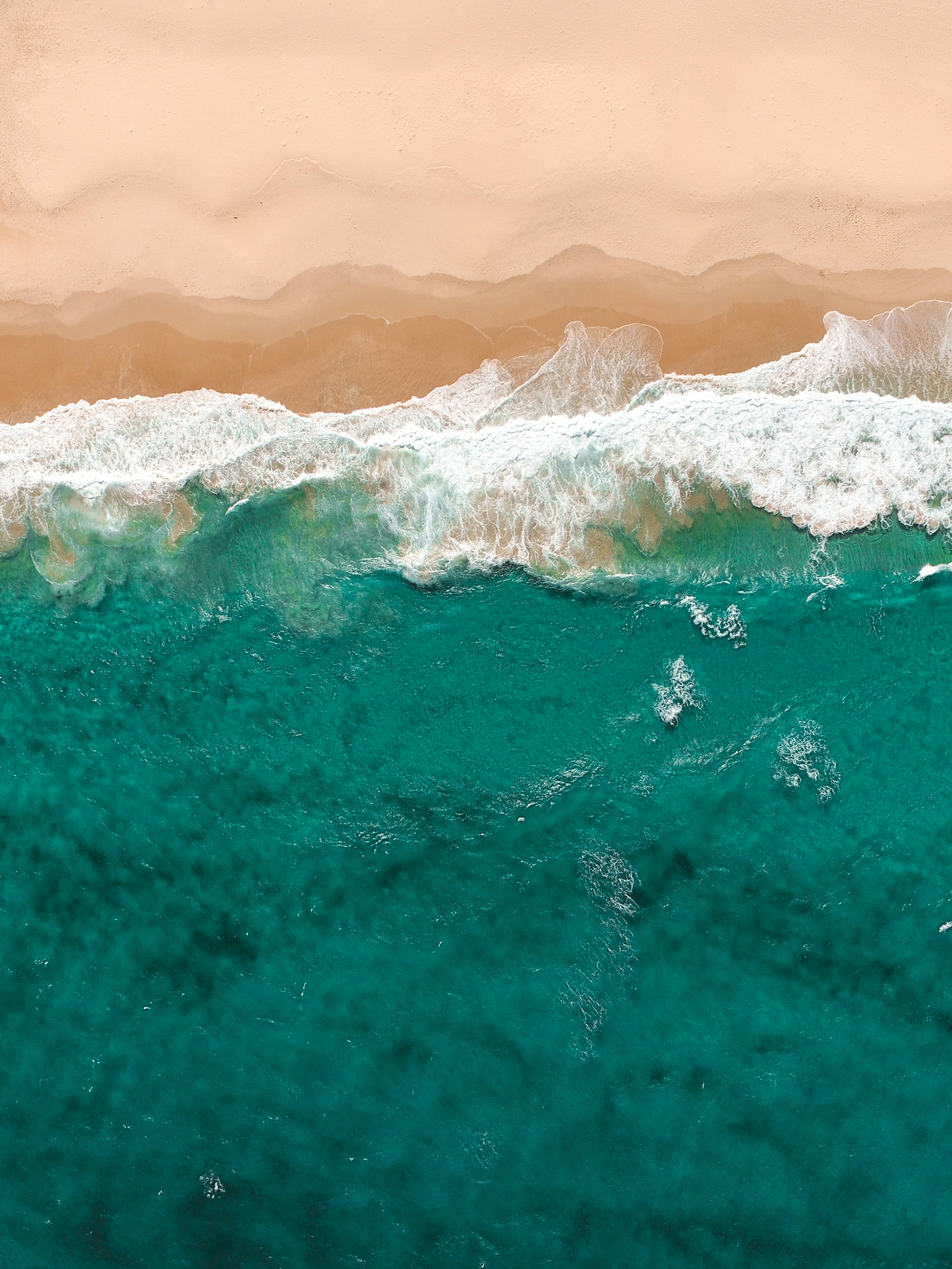 Ocean aerial view